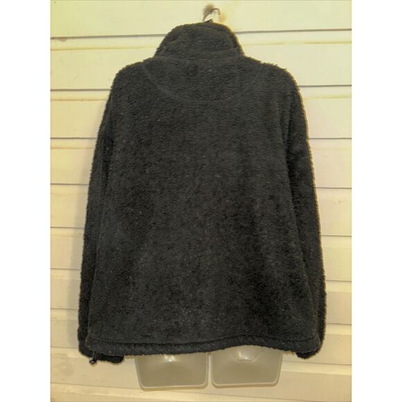 Free People Movement Sherpa Fleece 1/4 Zip Long Sleeve Pullover Sweatshirt Large - Picture 6 of 8